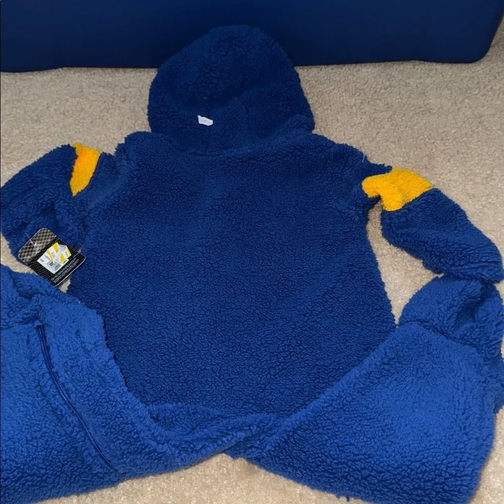 “Blues”Blue and Yellow Kids One Piece 12 M NWT